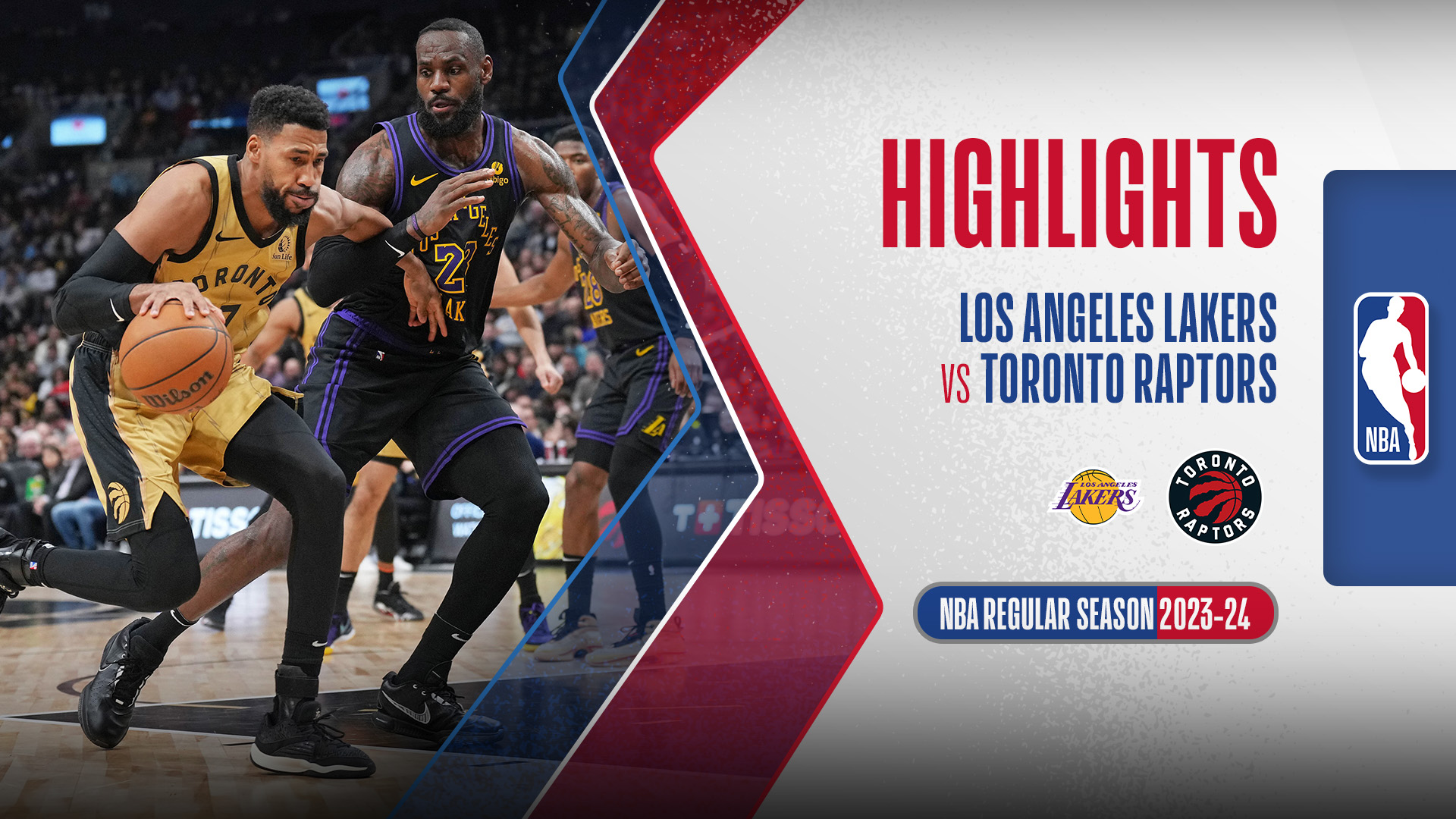 Los Angeles Lakers Toronto Raptors Highlights