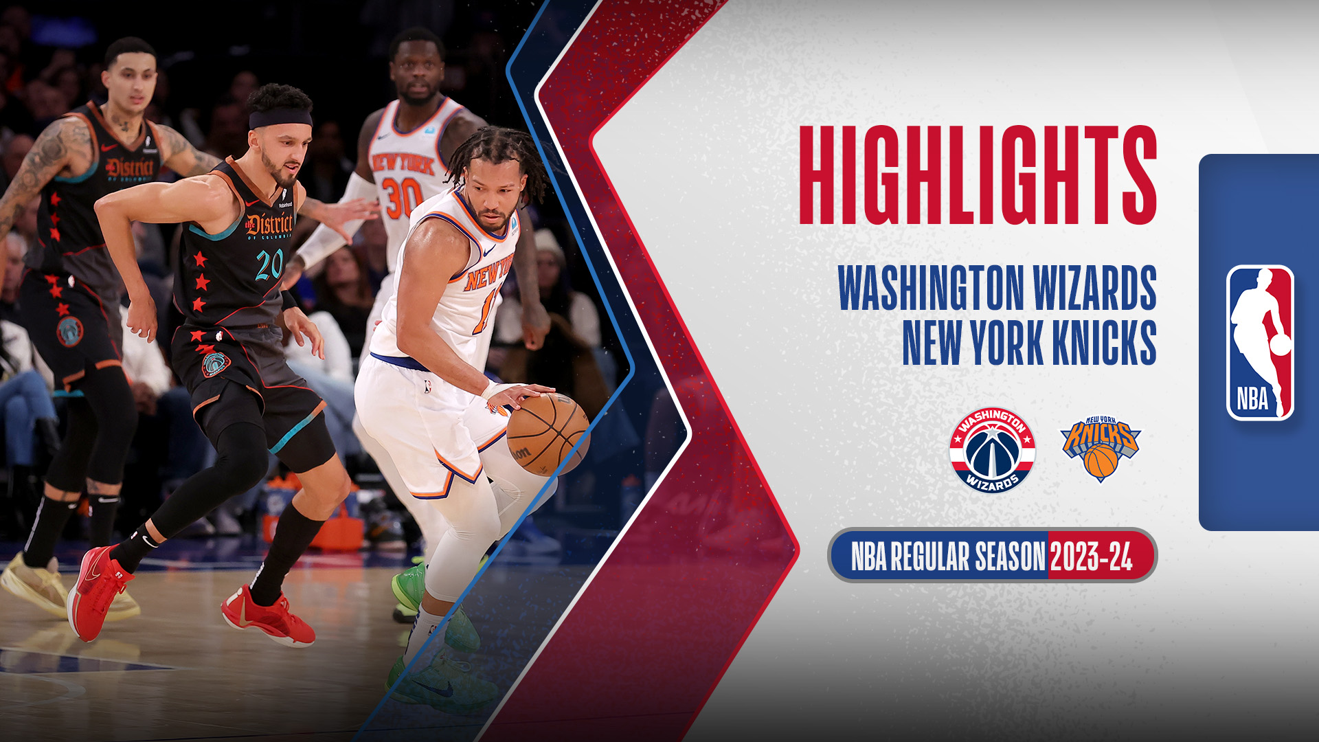 Washington Wizards New York Knicks Highlights 19/1