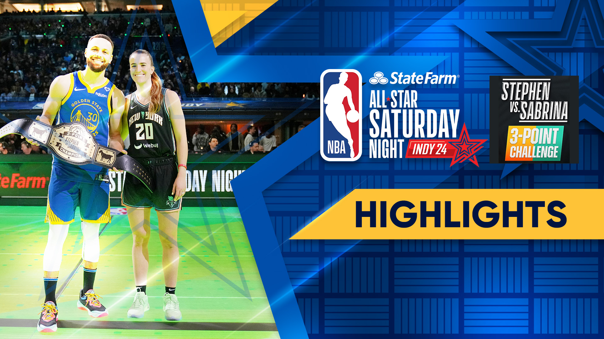 Stephen vs. Sabrina 3Point Challenge 2024 Highlights
