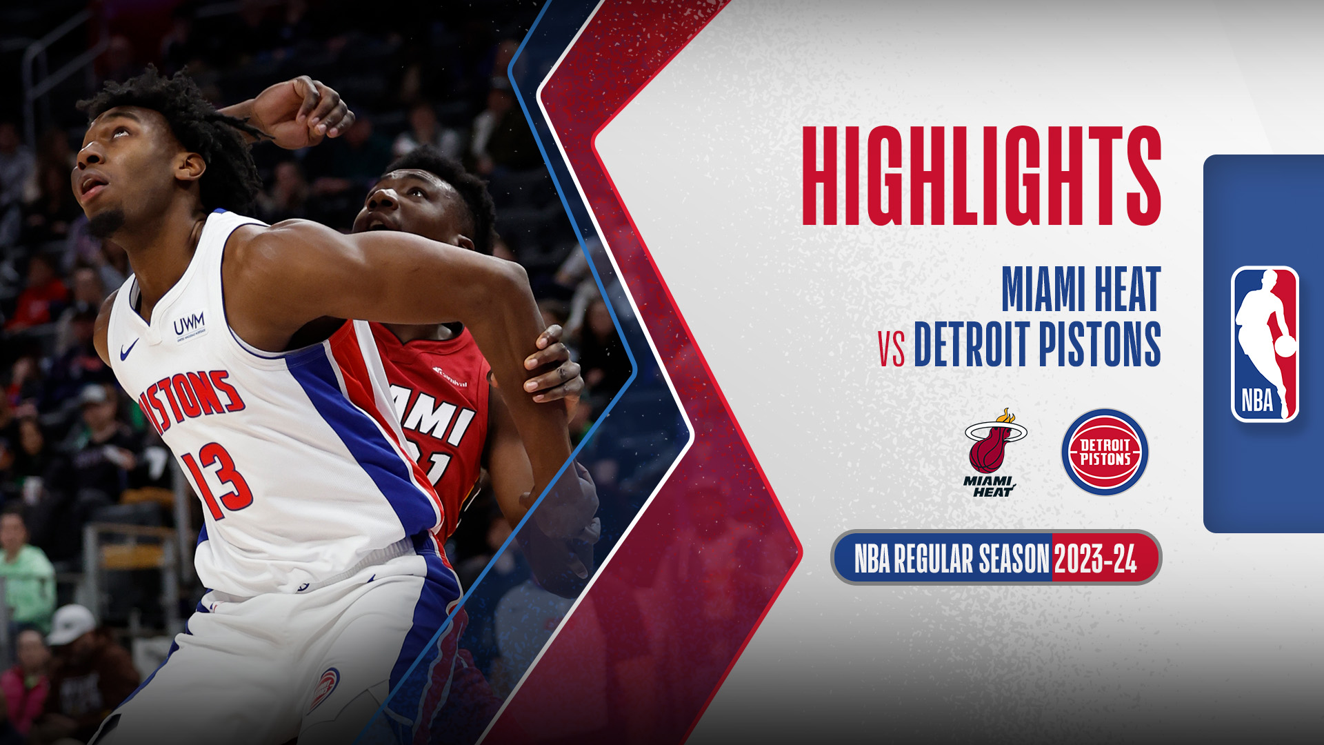 Miami Heat Detroit Pistons Highlights 18/3