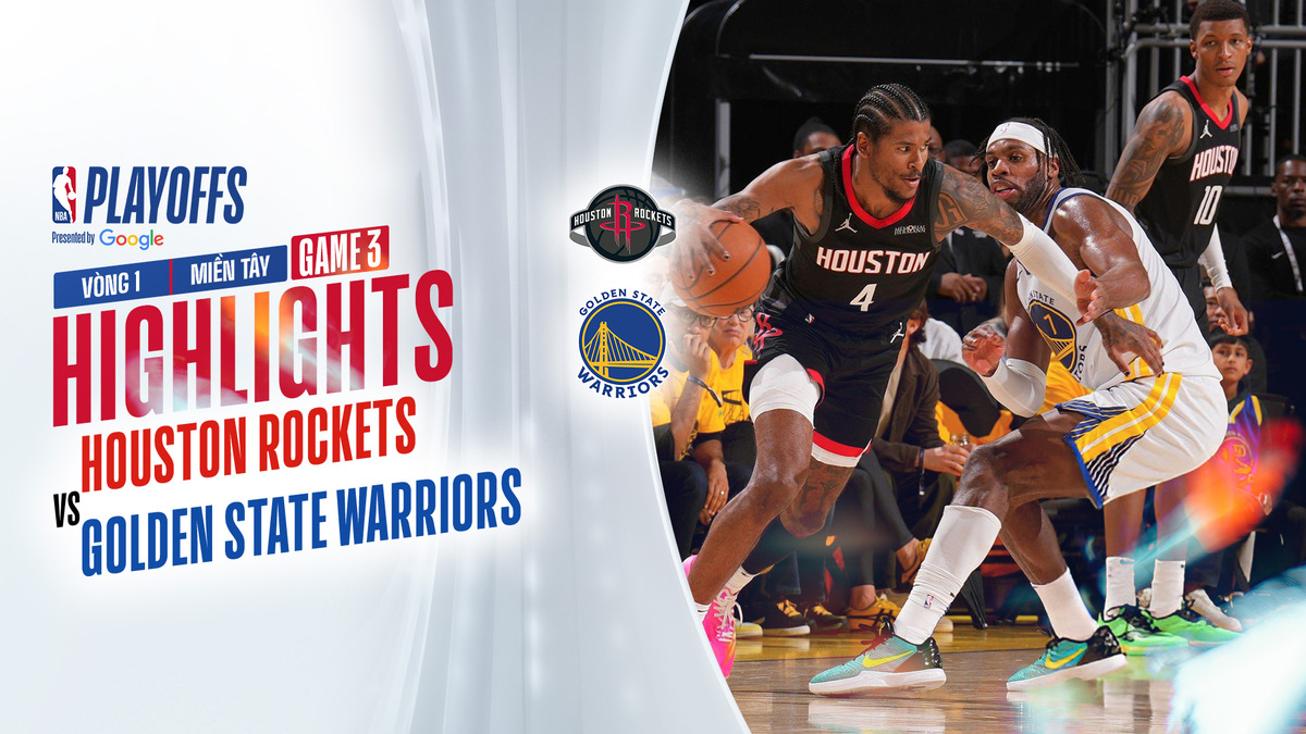 Houston Rockets - Golden State Warriors Highlights 27/4 Game 3 - NBA ...