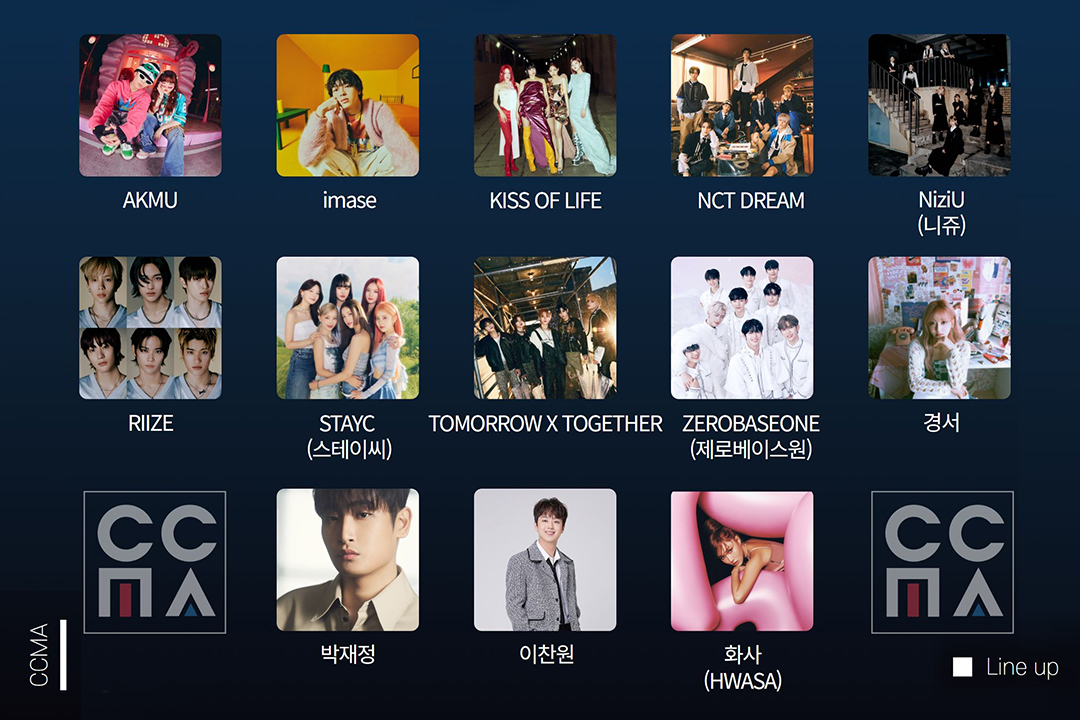 Dàn line up Circle Chart Music Awards 2023