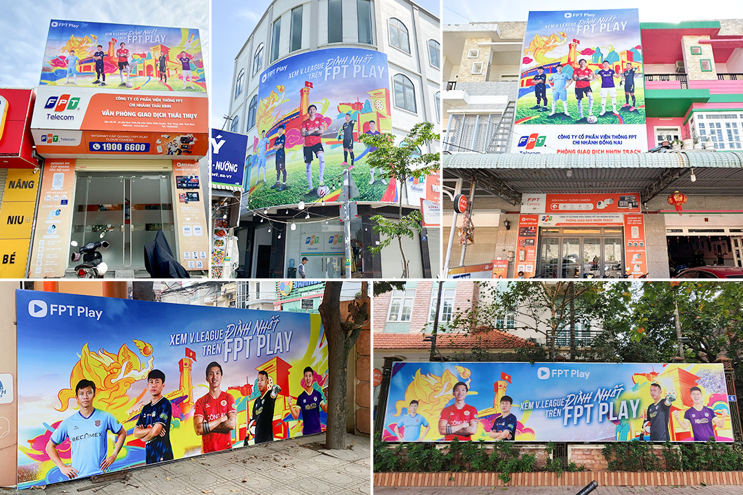 Biển treo V.League 2024