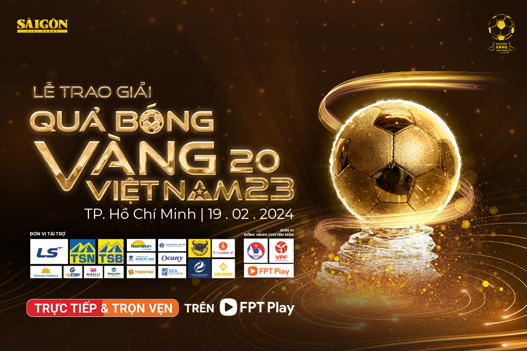 Trực tiếp Quả Bóng Vàng Việt Nam 2023