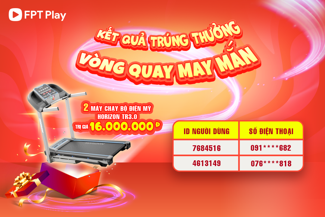 Danh sách khách hàng trúng Máy chạy bộ điện Mỹ nhỏ gọn Horizon TR3.0