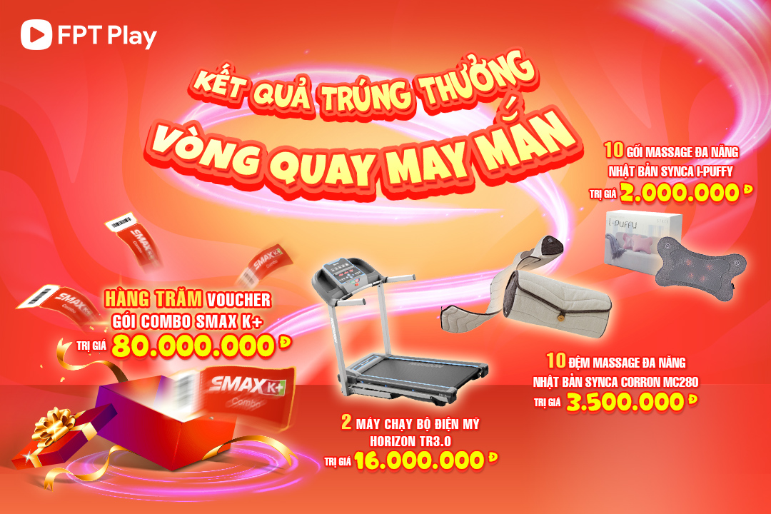 Kết quả trứng thưởng Vòng Quay May Mắn