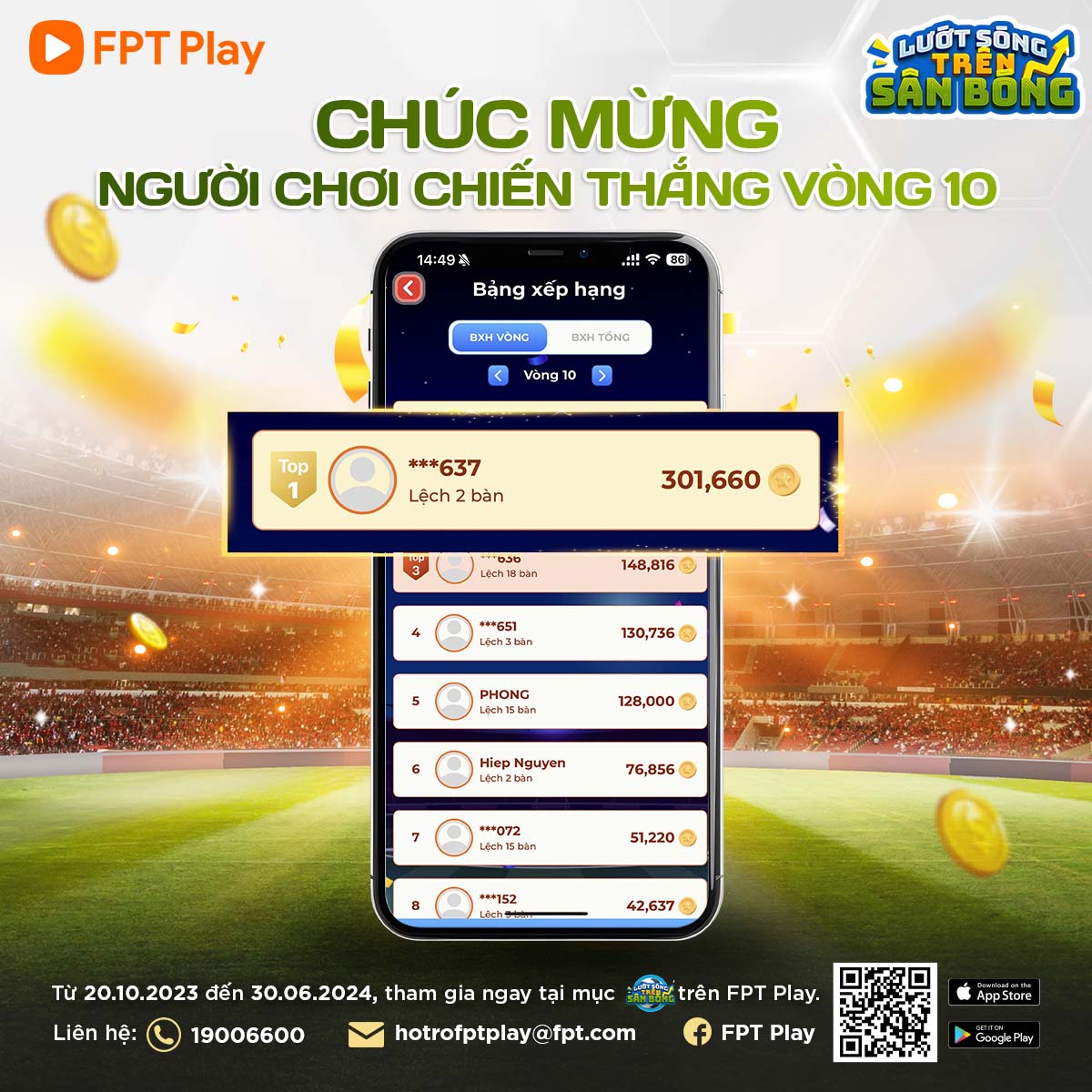 Lướt Sóng Trên Sân Bóng Vòng 12