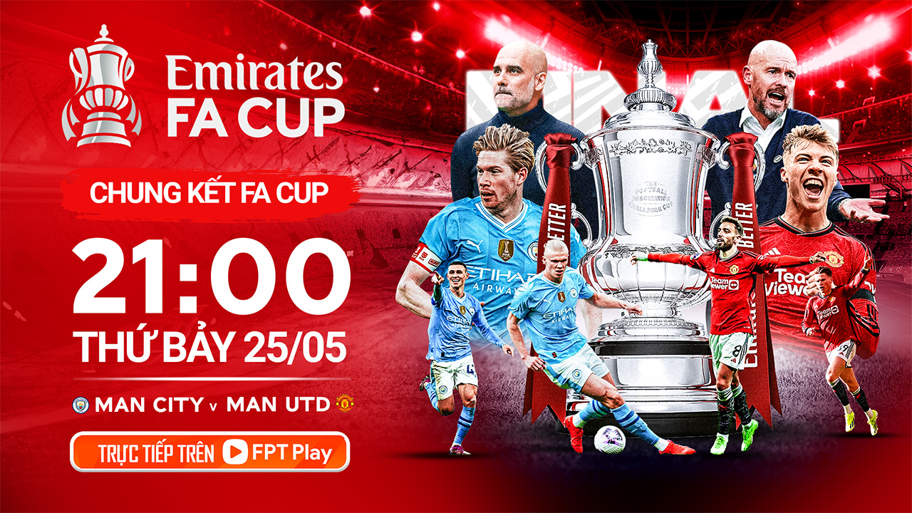 Trực tiếp Man City vs Man UTD