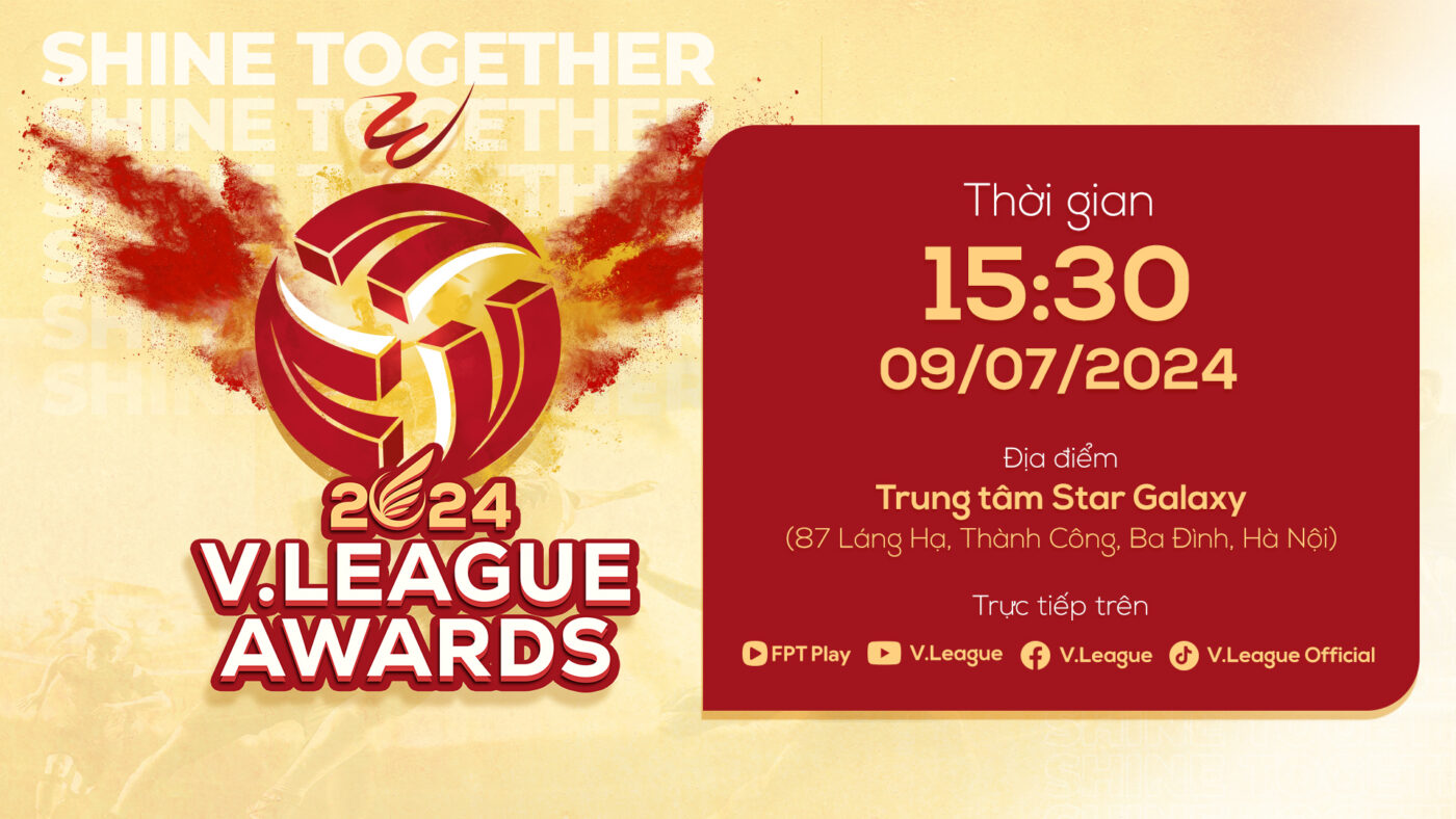 Trực tiếp V.League Awards 2024